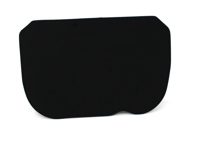 Spare wheel trim cover, Black. Porsche 996 2022>> - 99655135104A31